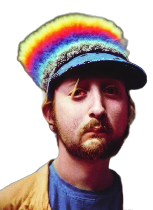 hat, staff, face, jacket, photorealistic, watercolor, detailed, color transparent PNG cut-out