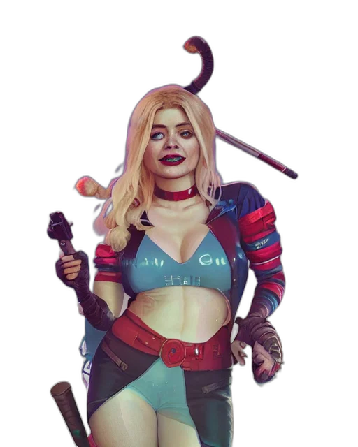 jacket, staff, weapon, concept art, comic book art, fantasy art, pixel art, neon lights transparent PNG cut-out