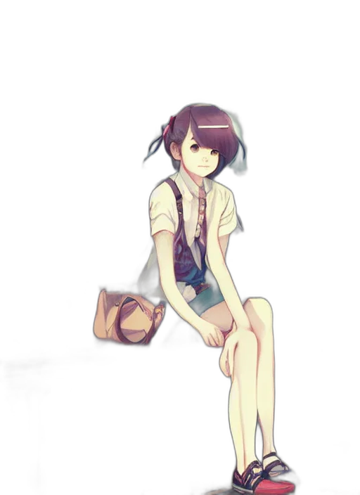 dress, staff, hat, shoes transparent PNG cut-out