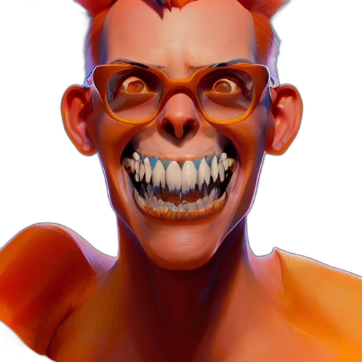 mask, face, creature, concept art transparent PNG cut-out
