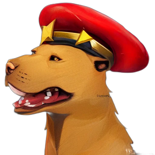 animal, hat, crown, staff transparent PNG cut-out