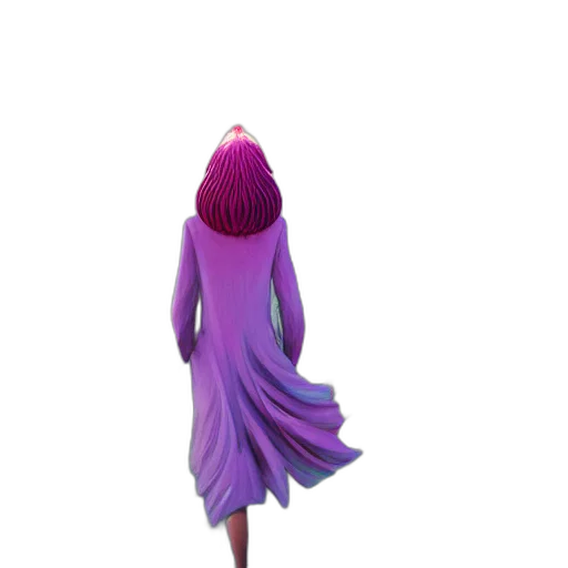 dress, hat, creature, jacket transparent PNG cut-out