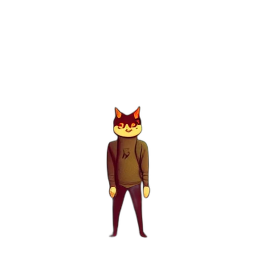 jacket, creature, animal, staff transparent PNG cut-out