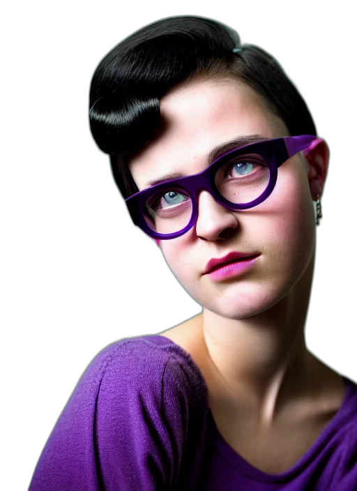 face, jewelry, hair, staff transparent PNG cut-out