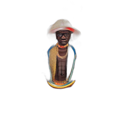 staff, hat, mask, jewelry, 3d render, oil painting, pixel art, concept art transparent PNG cut-out