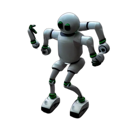 robot, creature, 3d render, concept art transparent PNG cut-out