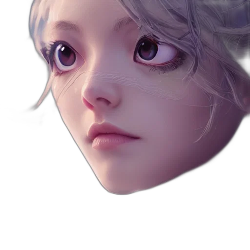 face, mask, robot, creature transparent PNG cut-out