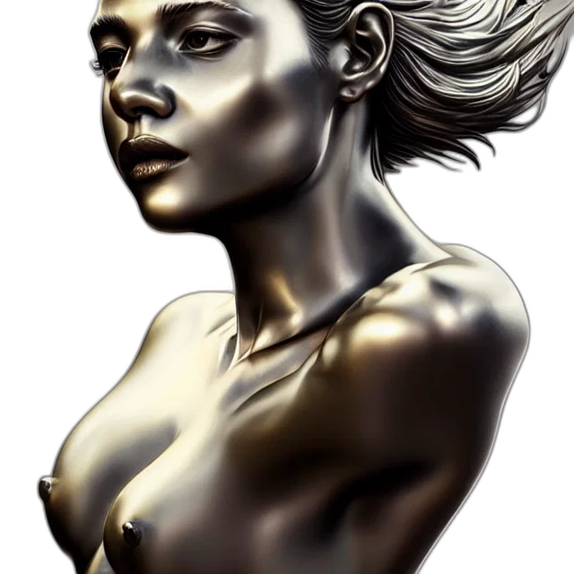 jewelry, face, crown, mask, photorealistic, 3d render, fantasy art, concept art transparent PNG cut-out