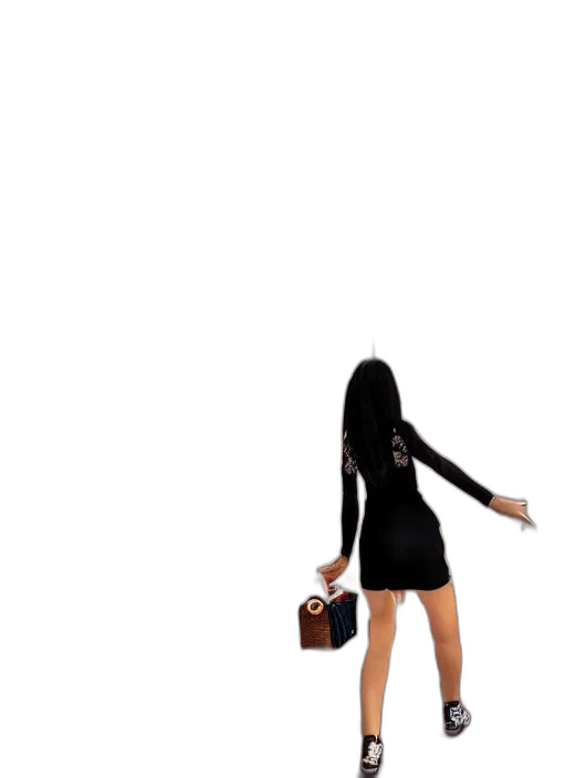 dress, hair, shoes, furniture, 3d render, concept art, cartoon, pixel art transparent PNG cut-out