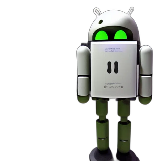 robot, staff, 3d render, concept art transparent PNG cut-out