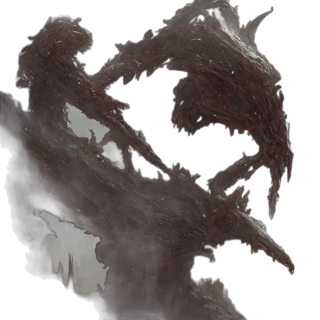dragon, creature, weapon, mask transparent PNG cut-out