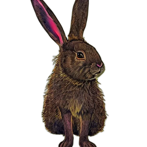 animal, creature, staff, hair transparent PNG cut-out