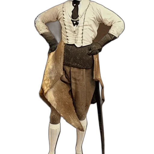 staff, jacket, dress, mask transparent PNG cut-out