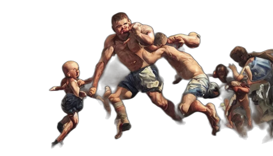 concept art, photorealistic, oil painting, fantasy art, photo, realistic, painting, giant transparent PNG cut-out