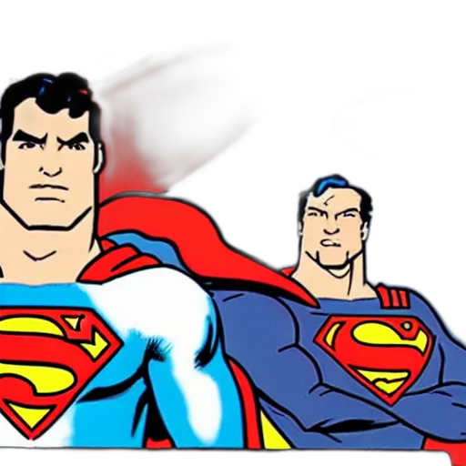 comic book art, cartoon, concept art, clearly, intoxicated, superman, delivering, state transparent PNG cut-out