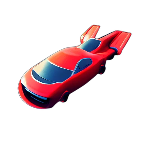 car, weapon, 3d render, concept art transparent PNG cut-out