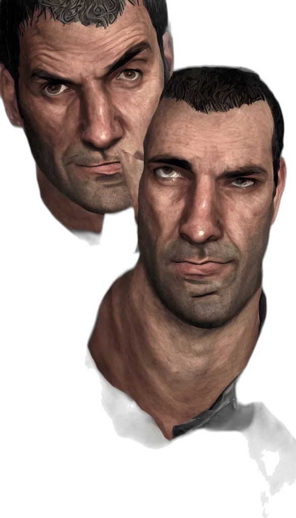 face, mask, staff, jacket transparent PNG cut-out
