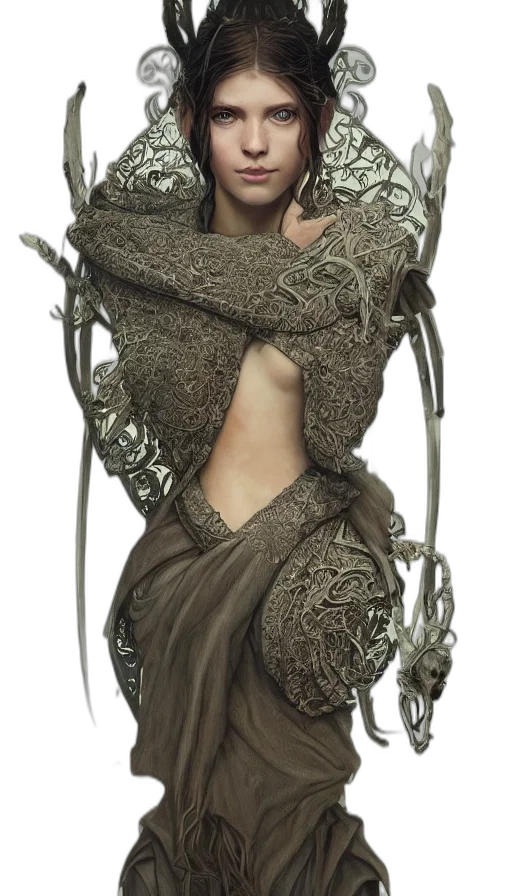 dress, dragon, creature, jewelry transparent PNG cut-out