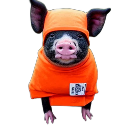 animal, jacket, hat, creature transparent PNG cut-out
