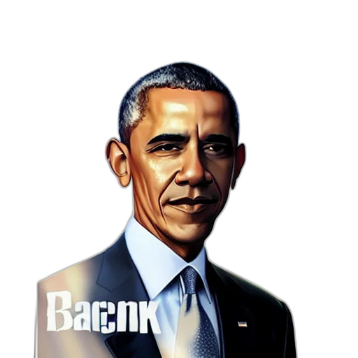 face, staff, photorealistic, comic book art, concept art, 3d render, barack, obama transparent PNG cut-out
