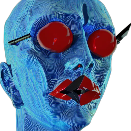 mask, face, staff, robot transparent PNG cut-out