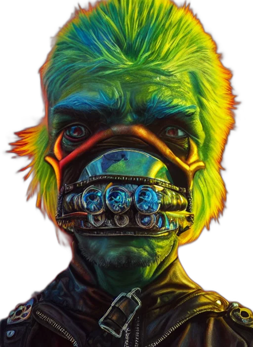 mask, face, robot, creature transparent PNG cut-out