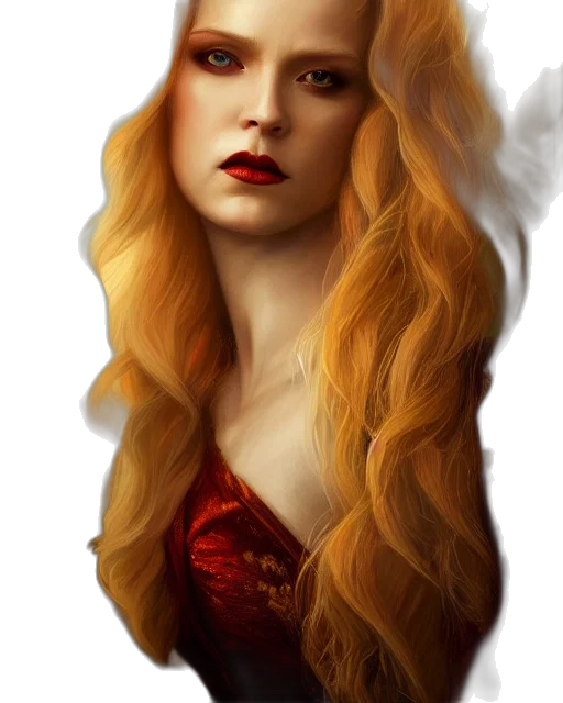 crown, face, dress, fantasy art transparent PNG cut-out
