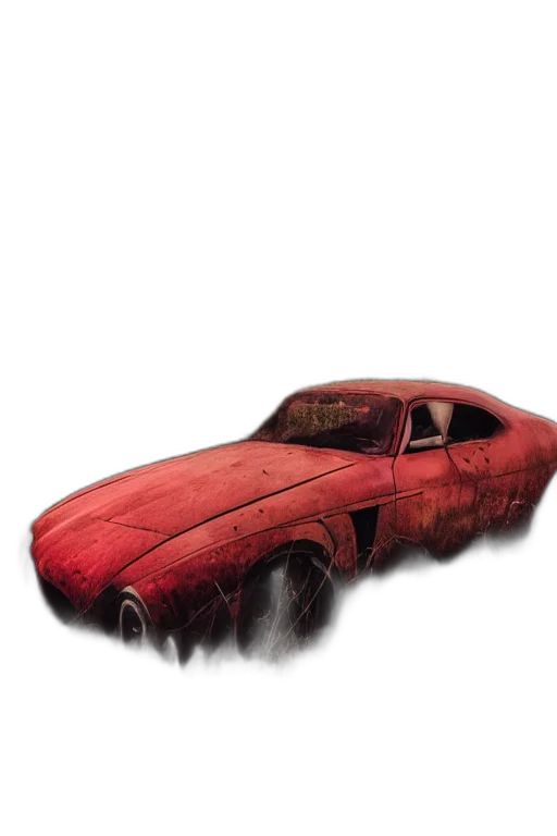 car, weapon, hair, concept art transparent PNG cut-out