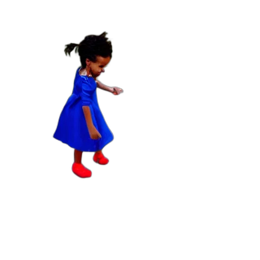 dress, shoes, 3d render, pixel art transparent PNG cut-out