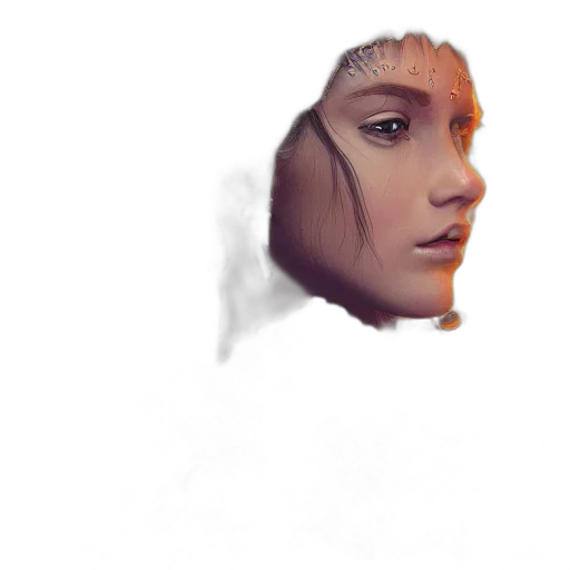 face, robot, mask, creature transparent PNG cut-out