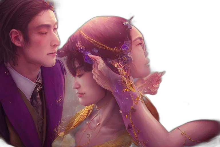 fantasy art, concept art, photorealistic, watercolor transparent PNG cut-out