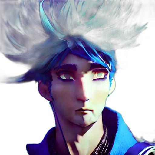 face, staff, mask, crown, fantasy art, 3d render, anime, concept art transparent PNG cut-out