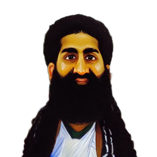 face, staff, hair, photorealistic transparent PNG cut-out