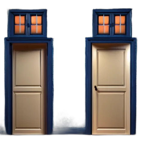 furniture, building, 3d render, concept art, photorealistic, pixel art, outer space, blue transparent PNG cut-out