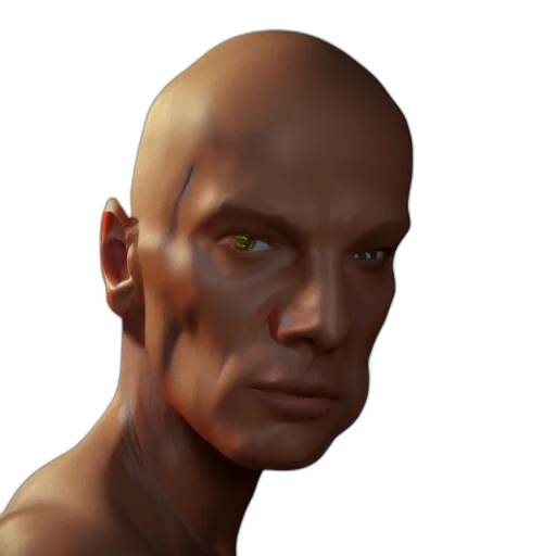 face, staff, mask, robot transparent PNG cut-out