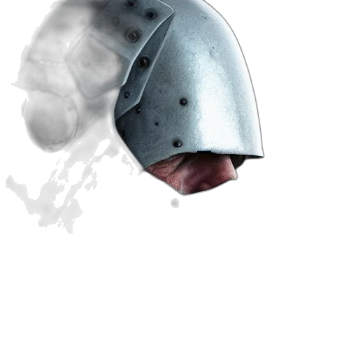 mask, hat, weapon, sword, concept art, 3d render, photorealistic, fantasy art transparent PNG cut-out