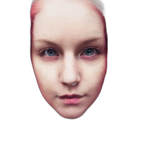 face, mask, robot, hair transparent PNG cut-out