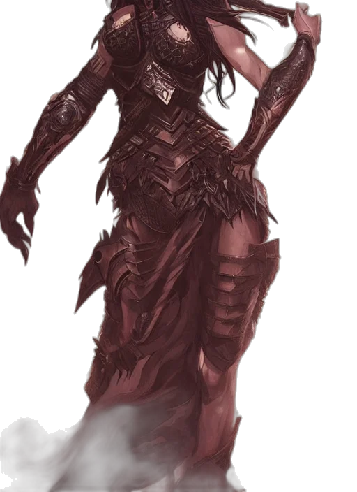 dress, creature, concept art, fantasy art transparent PNG cut-out