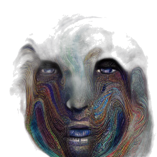 mask, face, hair, creature transparent PNG cut-out