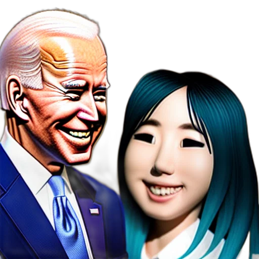 face, creature, robot, vaporwave, photorealistic, anime, cartoon, blue transparent PNG cut-out