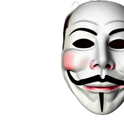 mask, face, anonymous, elon transparent PNG cut-out