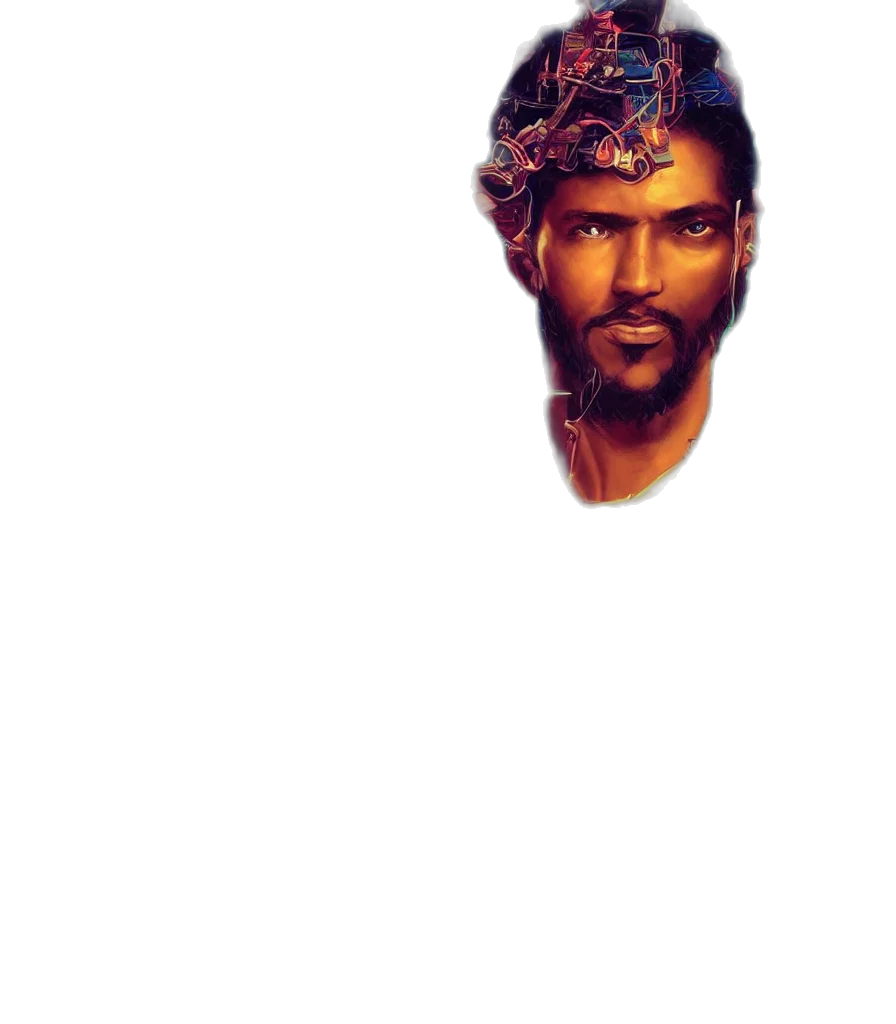 face, crown, mask, hair transparent PNG cut-out