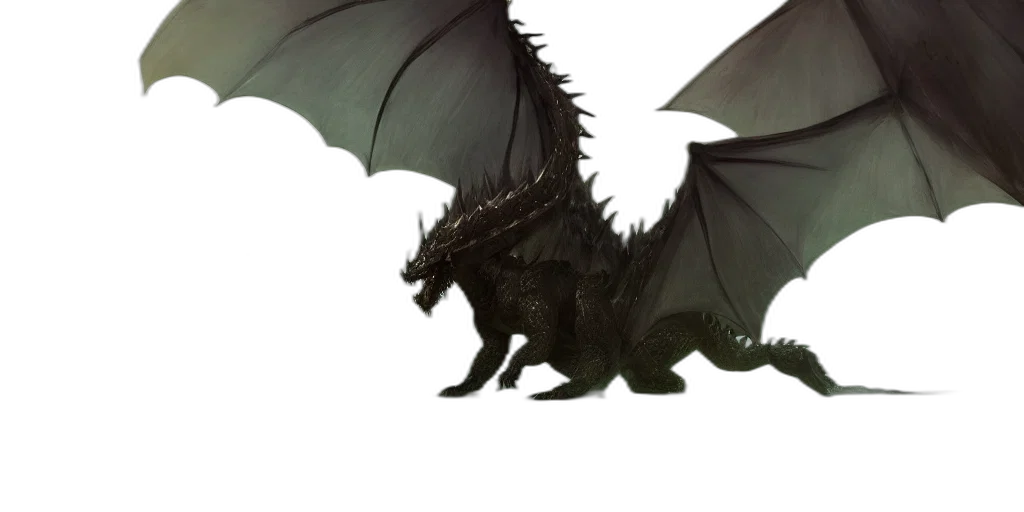 dragon, creature, animal, weapon transparent PNG cut-out