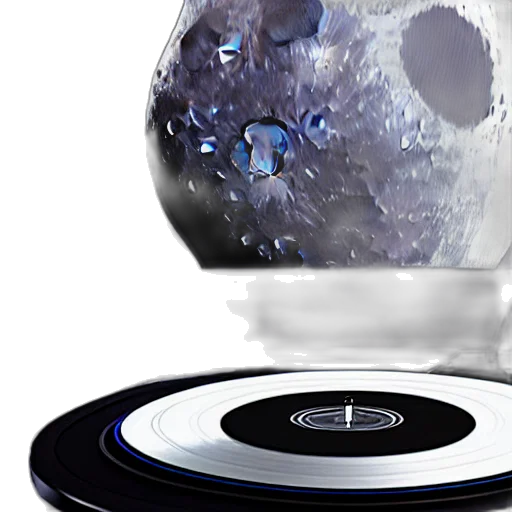 robot, 3d render, outer space, realistic, matte, painting, turntable, play transparent PNG cut-out