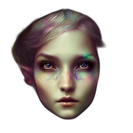face, mask, crown, jewelry transparent PNG cut-out