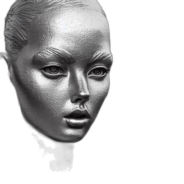 mask, face, crown, jewelry, photorealistic, pencil sketch, 3d render, concept art transparent PNG cut-out