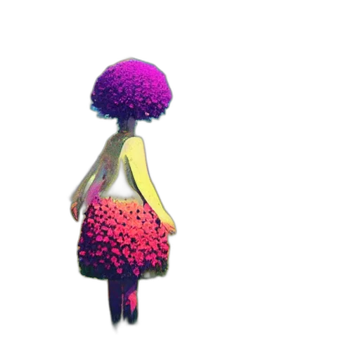 dress, hair, flower, umbrella transparent PNG cut-out