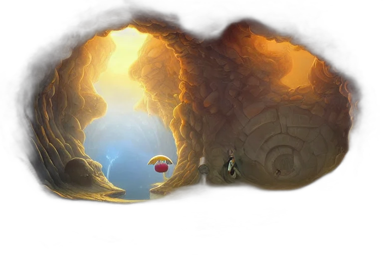 concept art, fantasy art, pixel art, 3d render transparent PNG cut-out