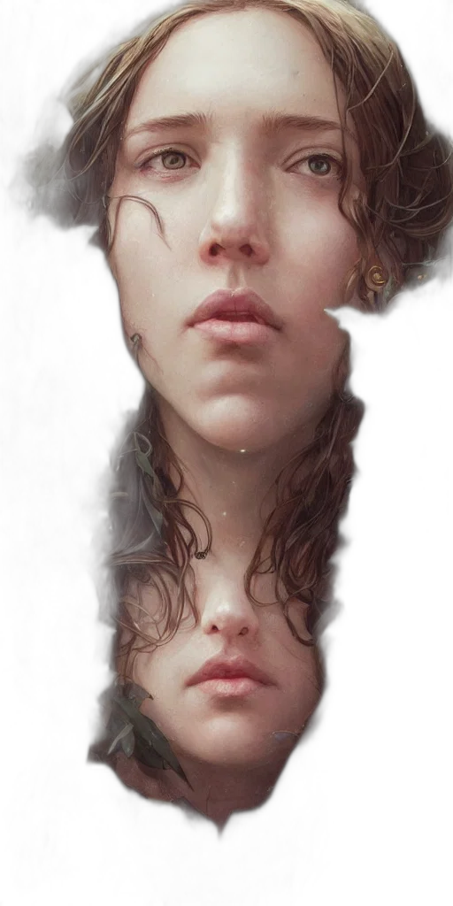 face, crown, hair, mask transparent PNG cut-out