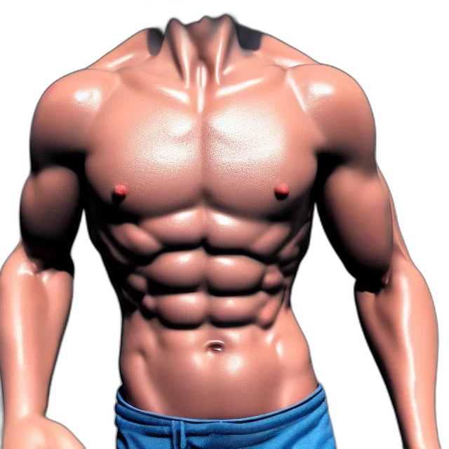 robot, 3d render, photorealistic, concept art, fit, body, highly, detailed transparent PNG cut-out
